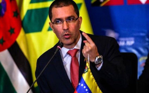 Ngoại trưởng Venezuela Jorge Arreaza. (Ảnh: EFE)