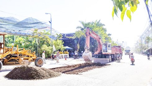 Gần 1 tỷ đồng sửa chữa đường Điện Biên Phủ