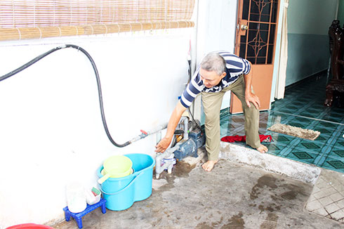 Khu tập thể Đường bộ: Nước máy đã ổn định