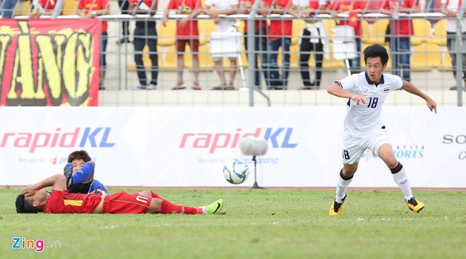 SEA Games 29: Vietnam U22 lost 3-0 to Thailand