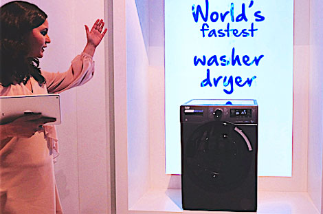 Máy giặt sấy nhanh nhất thế giới
