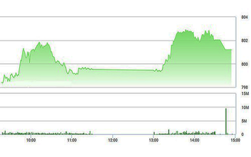 Vượt 800 điểm, VN-Index &quot;khiêu vũ&quot; với trụ