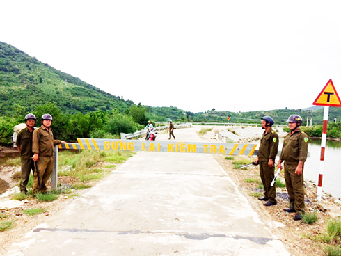 Barie an ninh - mô hình hay ở thôn, xã