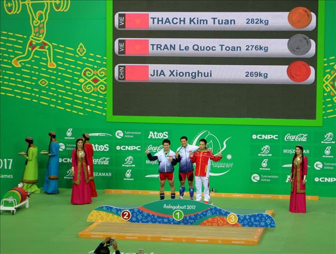 Thạch Kim Tuấn mang về tấm HCV đầu tiên cho Việt Nam ở AIMAG 2017