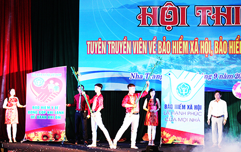 Một tiết mục tại hội thi