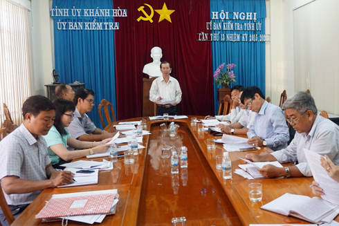 Ủy ban Kiểm tra Tỉnh ủy: Tổ chức hội nghị lần thứ 13