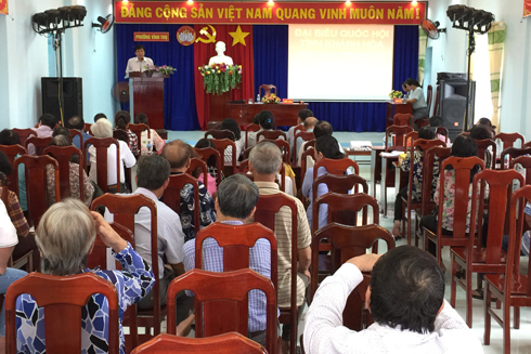 Đại biểu Quốc hội tỉnh: Tiếp xúc cử tri TP. Nha Trang