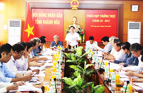 Phiên họp Thường trực HĐND tỉnh tháng 10: Thống nhất một số nội dung