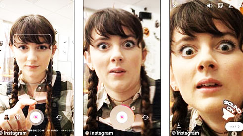 Instagram bổ sung tính năng siêu phóng đại cho video