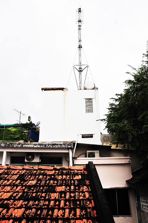 Trạm BTS đặt tại nhà 71/3 Hoàng Văn Thụ