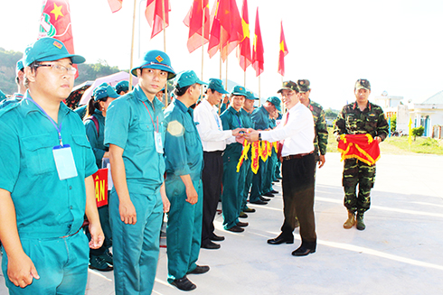 Lực lượng dân quân tự vệ tham gia hội thao thể dục thể thao lực lượng vũ trang TP. Nha Trang năm 2017