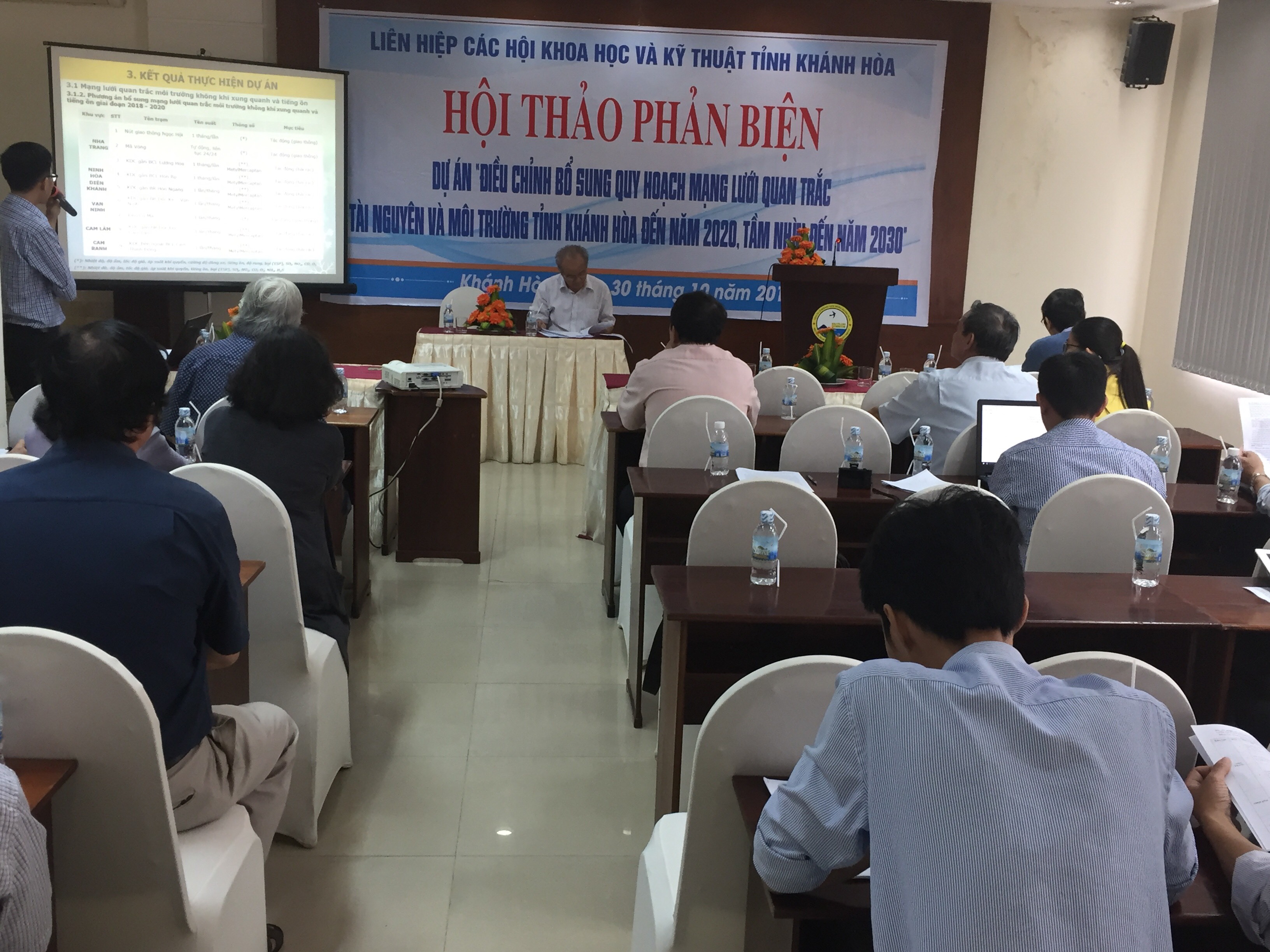 Phản biện dự án về mạng lưới quan trắc tài nguyên và môi trường