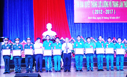 Tổ chức Đại hội thi đua Quyết thắng lực lượng vũ trang