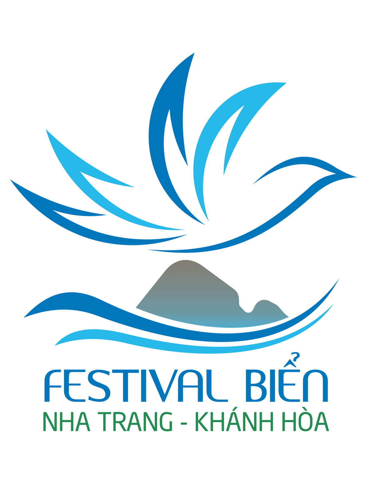 Sử dụng logo Festival Biển để trang trí đón năm mới 2018
