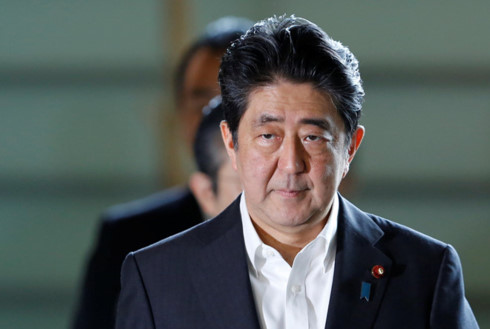 Thủ tướng Nhật Shinzo Abe. Ảnh: Reuters.