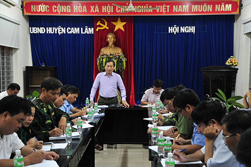 Huyện Cam Lâm di dời 1.018 hộ dân