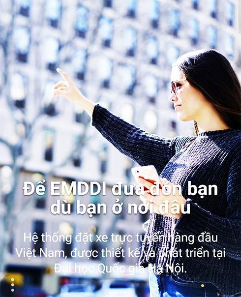 Ứng dụng EMDDI giúp khách hàng gọi xe nhanh hơn