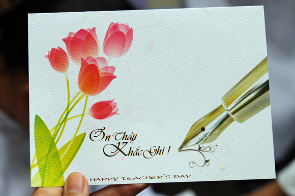 Tri ân thầy cô…