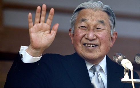 Nhật Hoàng Akihito. (Ảnh: EPA)