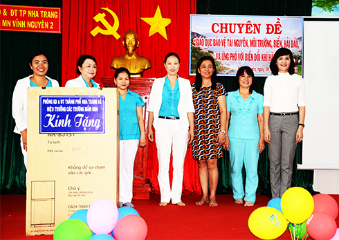 Một hoạt động hỗ trợ của Công đoàn Giáo dục TP. Nha Trang
