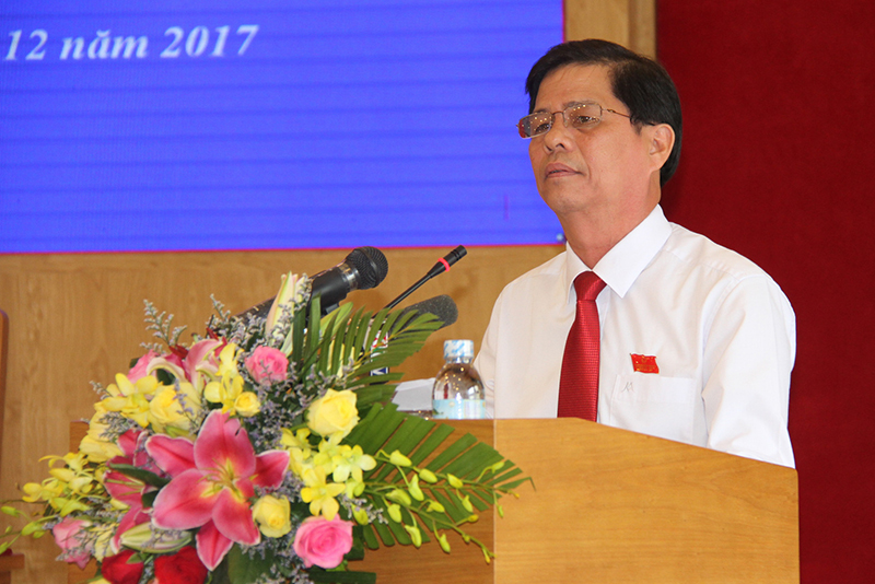 Ông Nguyễn Tấn Tuân phát biểu khai mạc