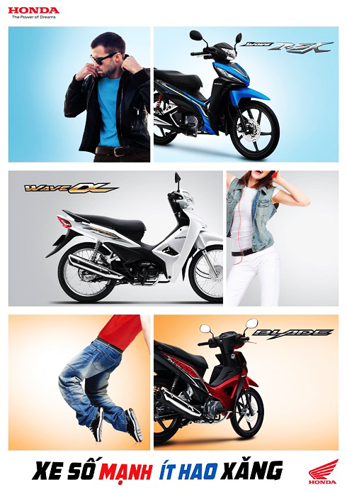 Honda có thêm phiên bản mới cho 3 mẫu xe máy số