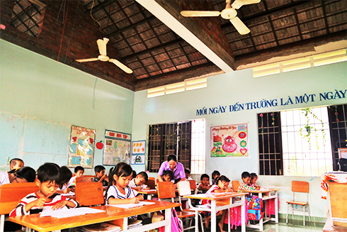 Sửa chữa trường học sau bão: Những hạng mục lớn phải chờ kinh phí