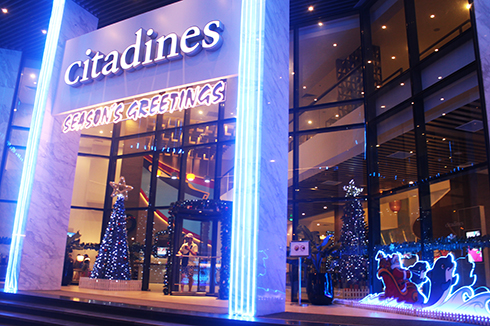 Christmas colors in Nha Trang