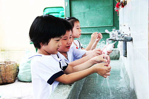 Học sinh Trường Tiểu học Tân Lập 2