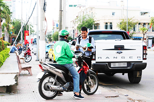 Lại thêm GrabBike hoạt động trái phép