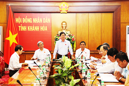 Phiên họp Thường trực HĐND tỉnh Khánh Hòa tháng 12