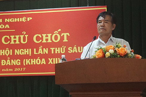 Quán triệt Nghị quyết Trung ương 6 cho cán bộ chủ chốt