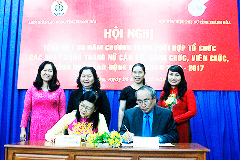 Tiếp tục ký kết chương trình phối hợp