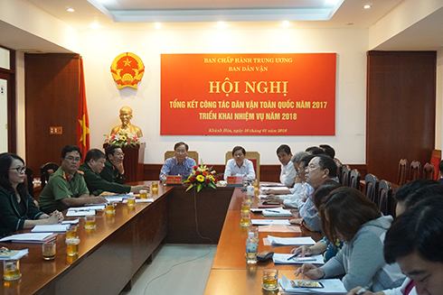 Năm 2018 được chọn là "Năm dân vận chính quyền"