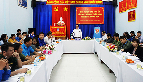 Tiếp tục tăng cường tuyên truyền, giáo dục tư tưởng, chính trị cho thanh niên