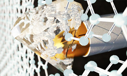 Siêu vật liệu cứng hơn kim cương khi bị đạn bắn