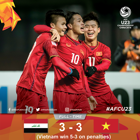 U23 Việt Nam 3-3 U23 Iraq (penalty 5-4): Chiến công tuyệt vời của thày trò HLV Park Hang Seo