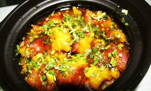 Ngan nấu giả cầy món ngon ngày đông