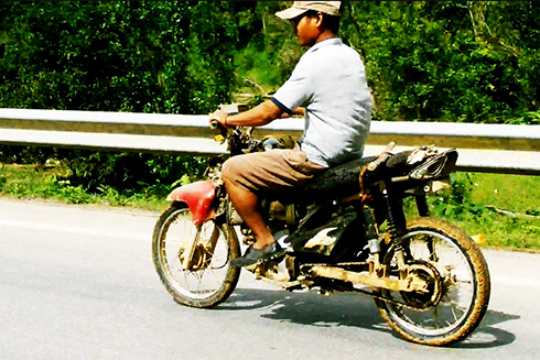 Gia tăng xe máy độ chế tại các xã miền núi