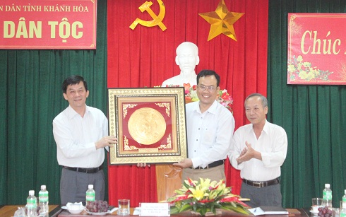 Làm việc với Ban Dân tộc tỉnh Khánh Hòa