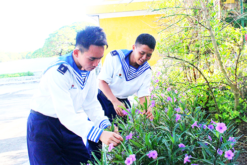 Hoa ở Trường Sa