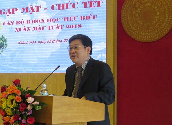 Ông Nguyễn Duy Bắc phát biểu tại buổi găp mặt