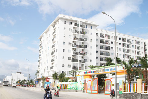 Một góc Khu đô thị VCN Phước Hải khang trang, hiện đại. 