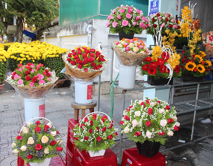 Đa dạng thị trường hoa Valentine