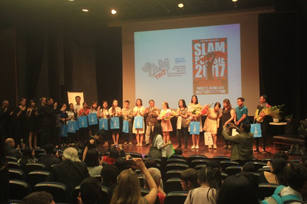 Toàn cảnh Slam thơ năm 2017.