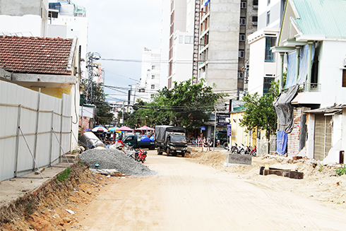Dự án đường Nguyễn Thiện Thuật nối dài đã cơ bản  hoàn thành đền bù giải phóng mặt bằng.