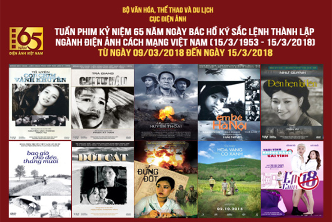 Thực hiện tuần phim kỷ niệm 65 năm ngày thành lập ngành Điện ảnh