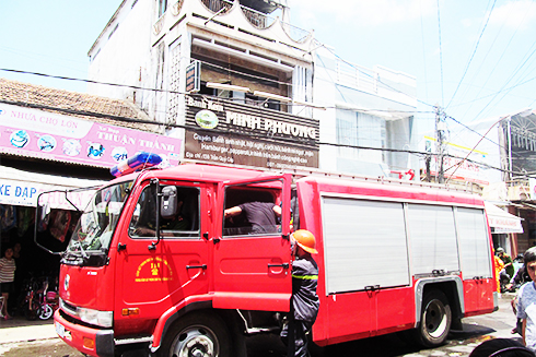 Diên Khánh: Cháy ở tiệm bánh kem