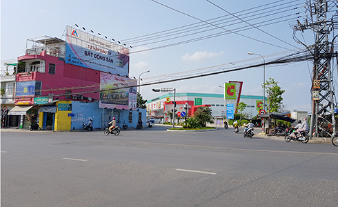 Khu vực triển khai dự án nút giao thông Ngọc Hội.