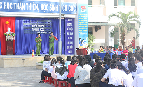 Tuyên truyền kiến thức về phòng cháy, chữa cháy tại trường học